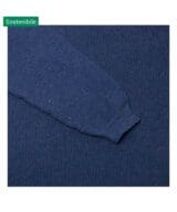 Maglia Uomo Cotone Jeans rigenerato Gino - baltic blue