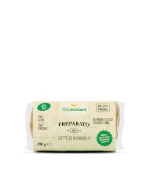 Preparato per latte di mandorla