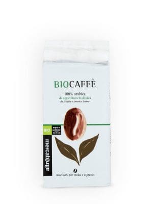 Café Biocaffè 100% Arabica moulu - 250 gr