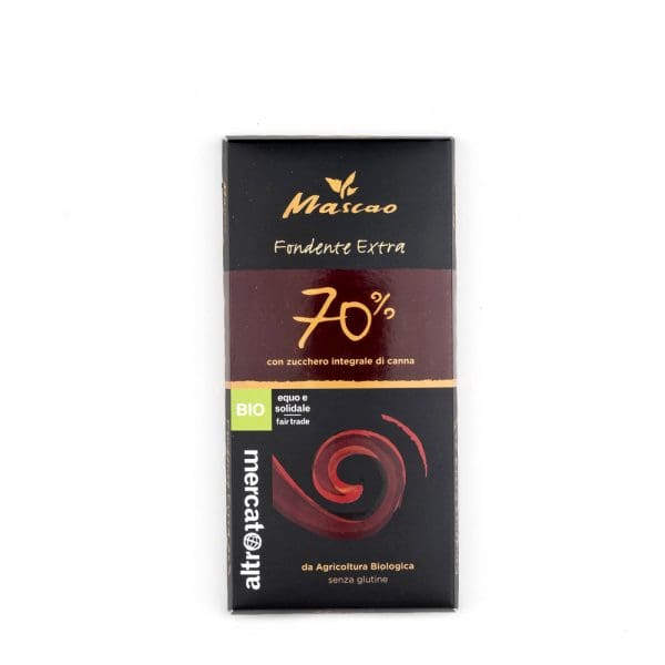 Mascao extra dunkle 70% Bio-Schokolade - 100 gr
