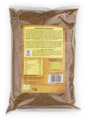 Zucchero integrale di canna bio Mascobado Filippine - 1 kg