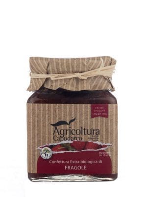Confettura Extra di fragole bio - 350 gr