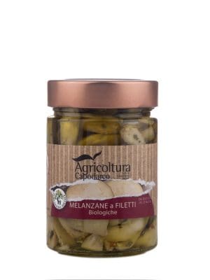 Melanzane a filetti bio - 320 gr