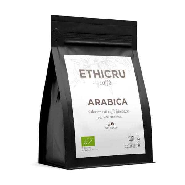 Caffè Ethicru Arabica macinato moka - 250 gr