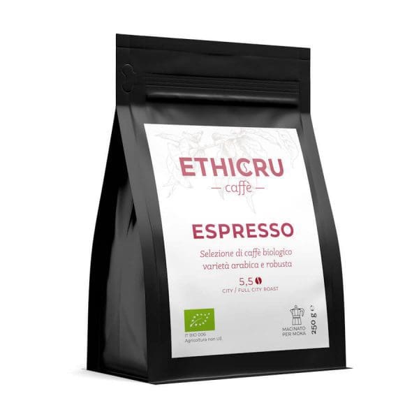 Kaffee Ethicru Gemahlen Espresso Mocha - 250 gr