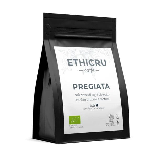 Caffè Ethicru Pregiata macinato moka - 250 gr