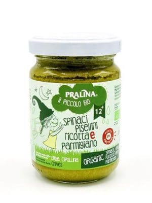 Crema di Spinaci Piselli Ricotta e Parmigiano - 130 gr