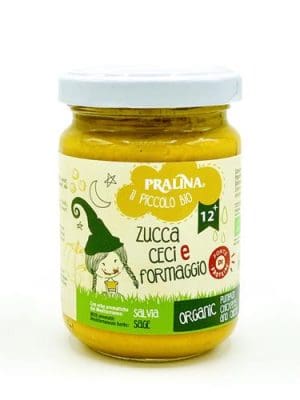 Purea di Zucca Ceci e Formaggio - 130 gr