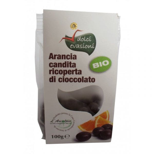 Chocolate-covered candied orange - 100 gr.
