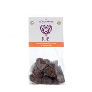 IUBI allArancia Cioccolatini fondenti con scorze darancia