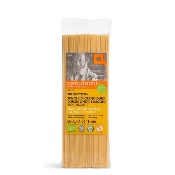 Spaghettoni di Grano Duro Bio Trafilati al Bronzo - 500 gr