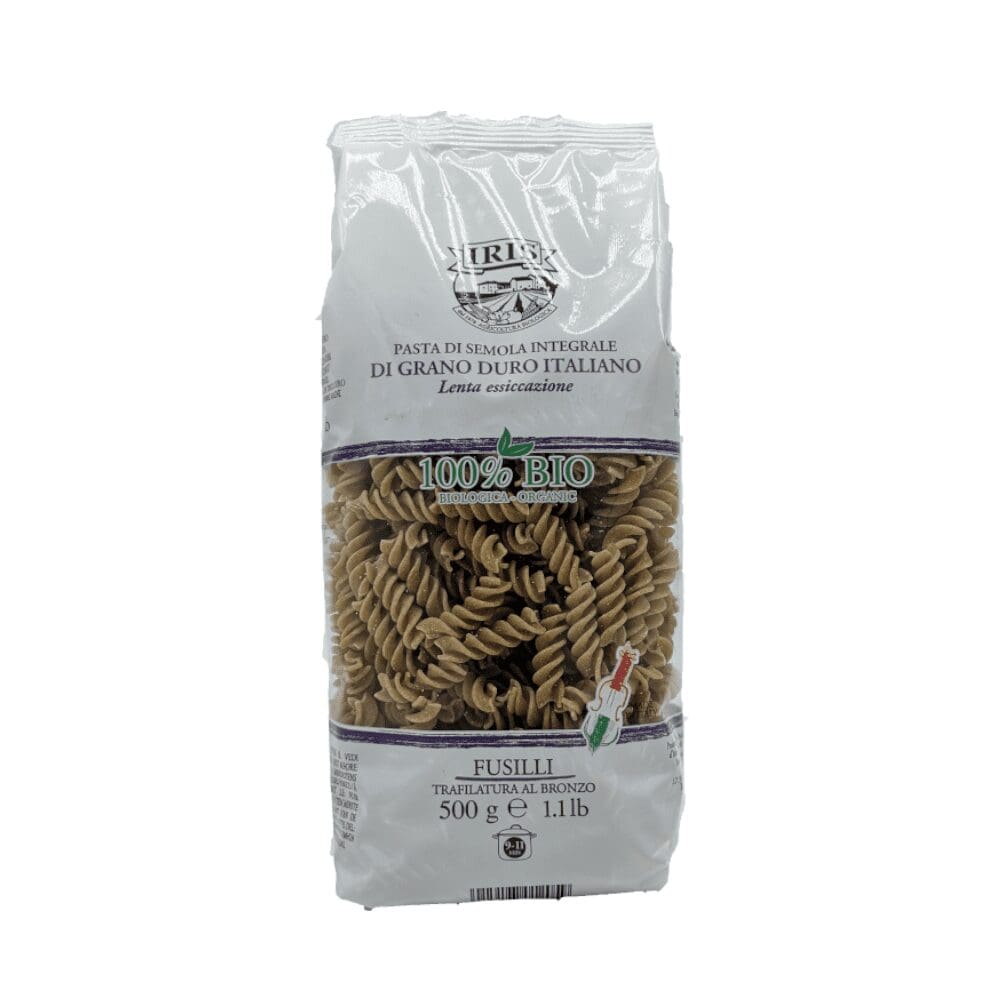 Organic Wholewheat Fusilli - 500 gr