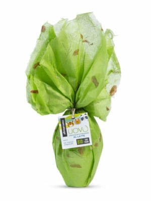 UOVO DI PASQUA DI CIOCCOLATO AL LATTE BIO