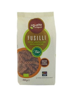Fusilli di Lenticchie Bio - 250 gr