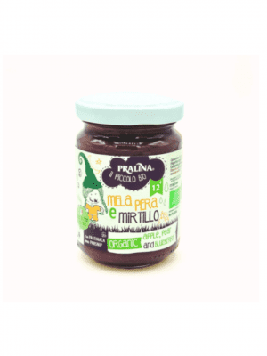 Purea di mela, pera e mirtillo BIO