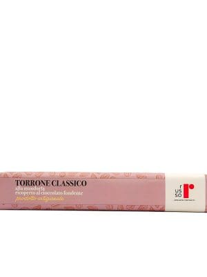 Torrone alle mandorle ricoperto al cioccolato Pasticceria Russo - 150 gr